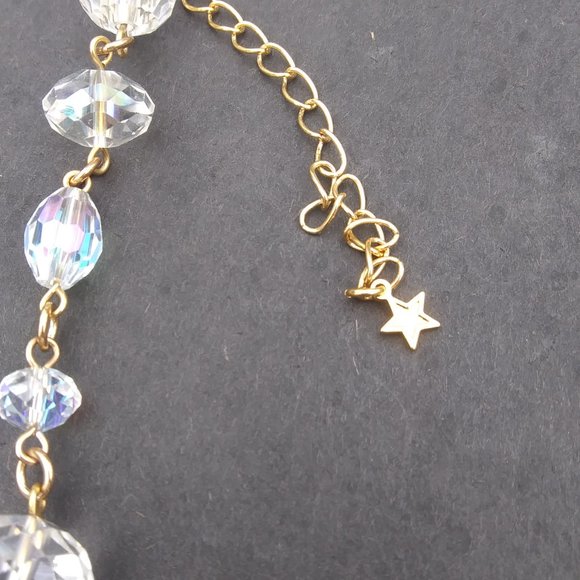 Kirks Folly sparkling Aurora Borealis Necklace choker beautiful Iridescence AB - Picture 17 of 17